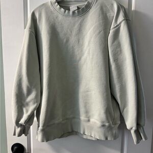 TNA Cozy Light Mint Green Sweatshirt